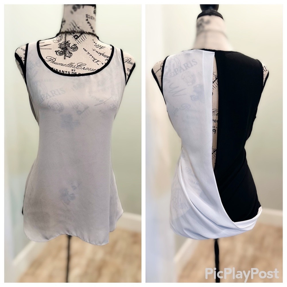 EXPRESS Size XS Peek a Boo Back Tank